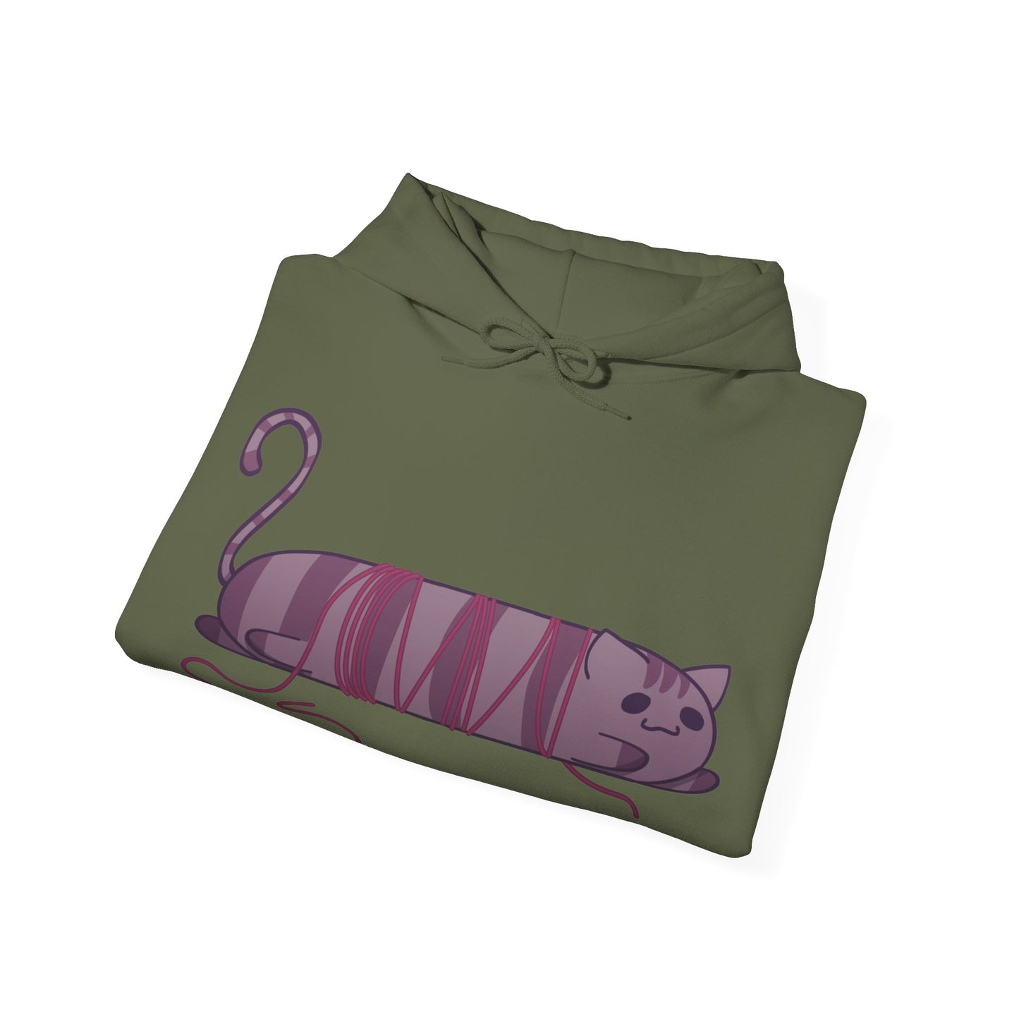 Longcat with string. Unisex Heavy Blend™ Hooded Sweatshirt