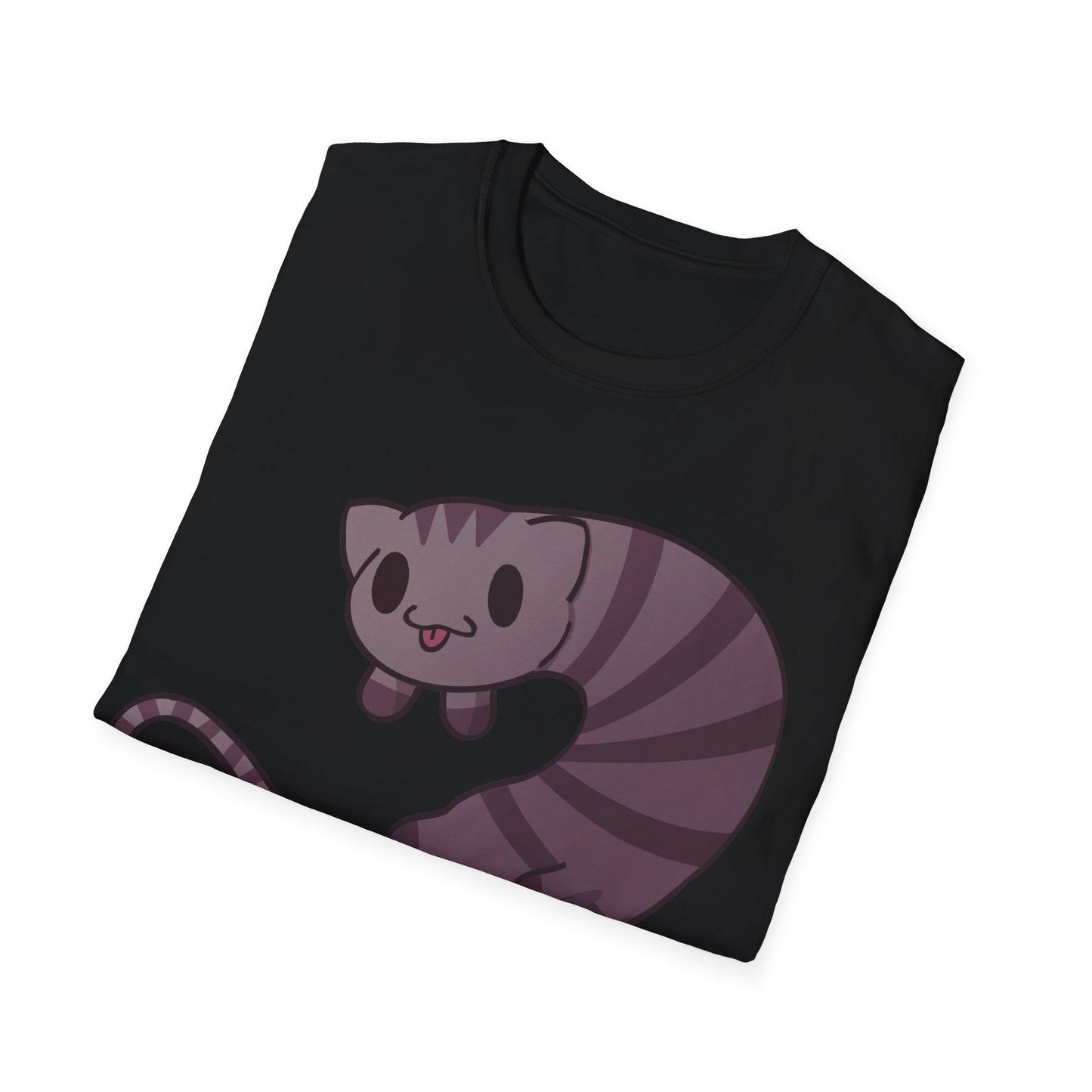 Long cat- Unisex Softstyle T-Shirt