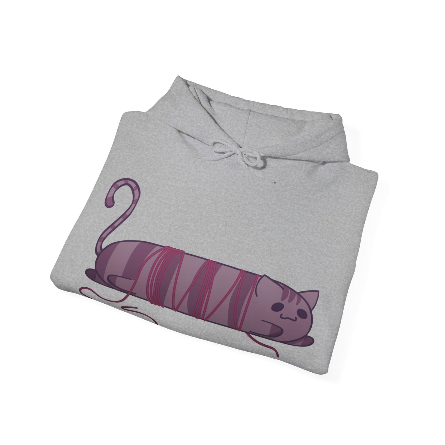 Longcat with string. Unisex Heavy Blend™ Hooded Sweatshirt