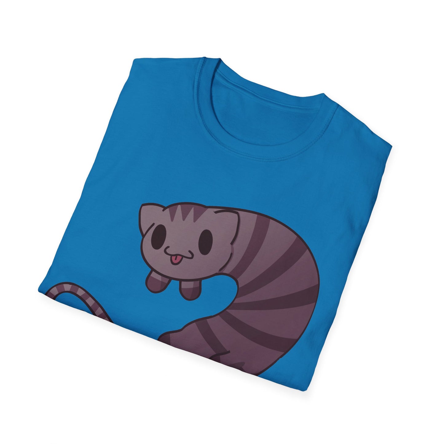 Long cat- Unisex Softstyle T-Shirt