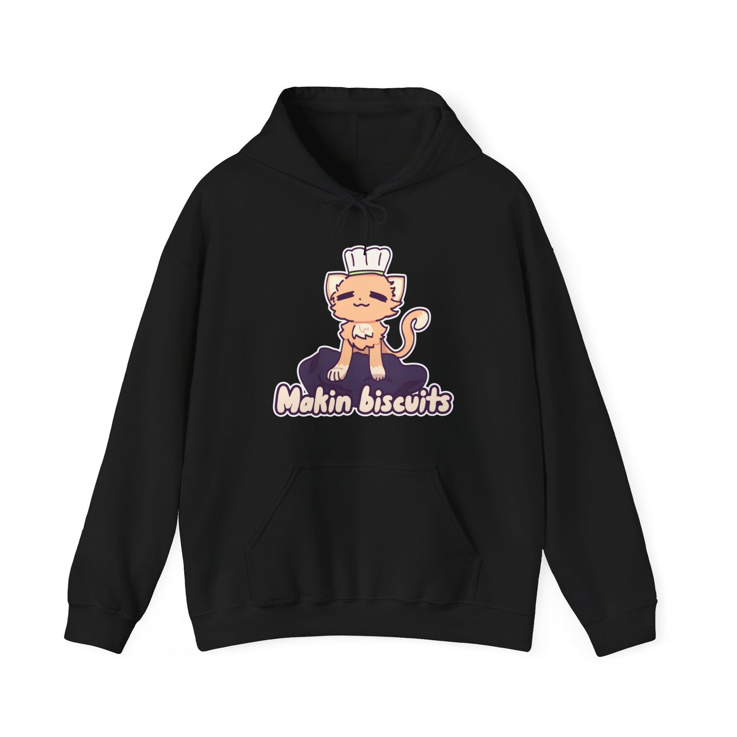 Makin' Biscuits- Orange- Unisex Heavy Blend™ Hooded Sweatshirt