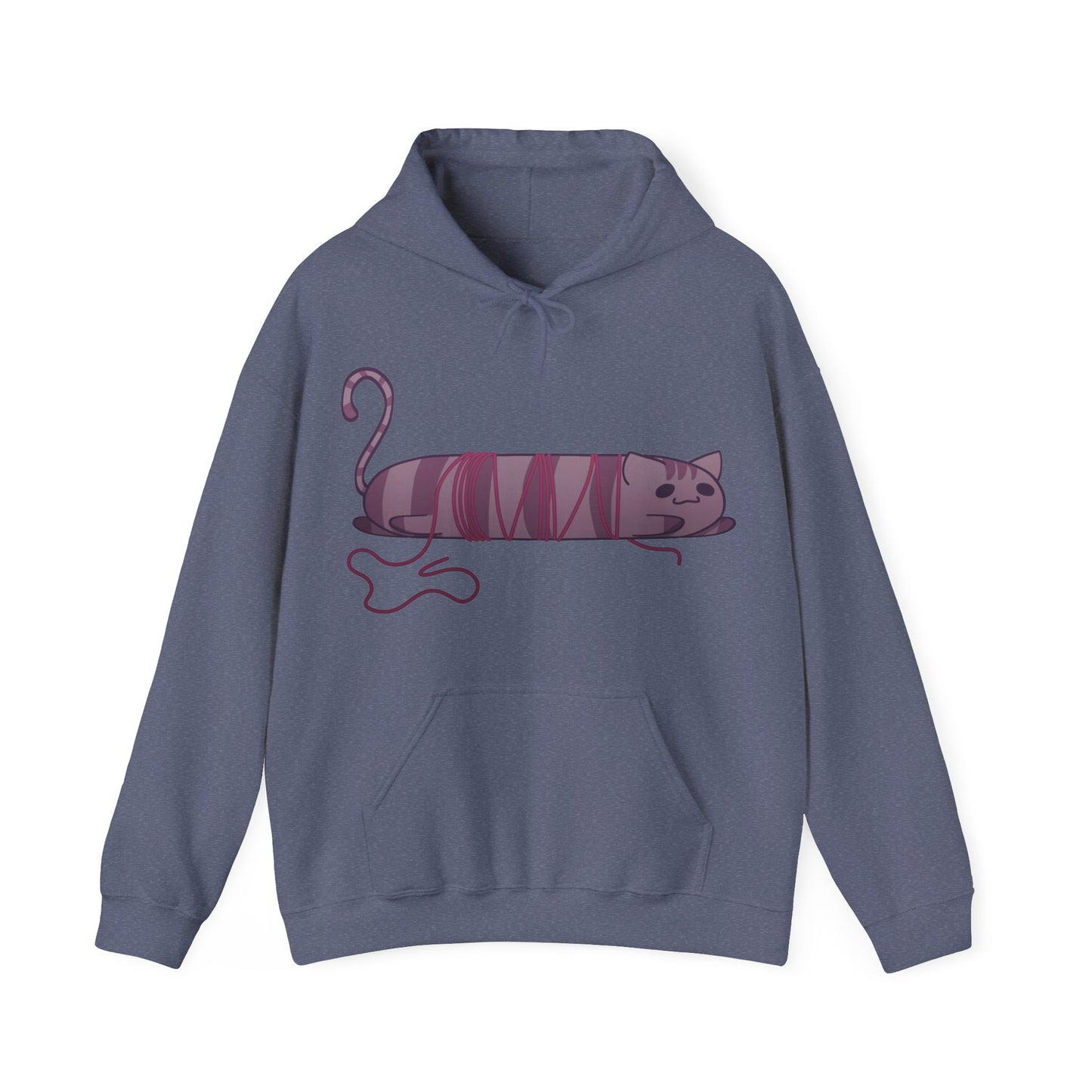 Longcat with string. Unisex Heavy Blend™ Hooded Sweatshirt