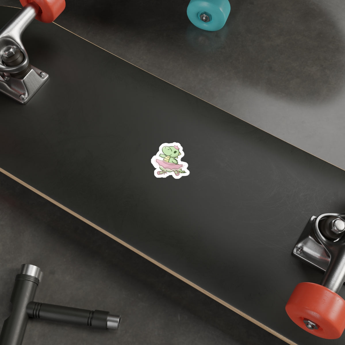 Dino Princess Die-Cut Sticker