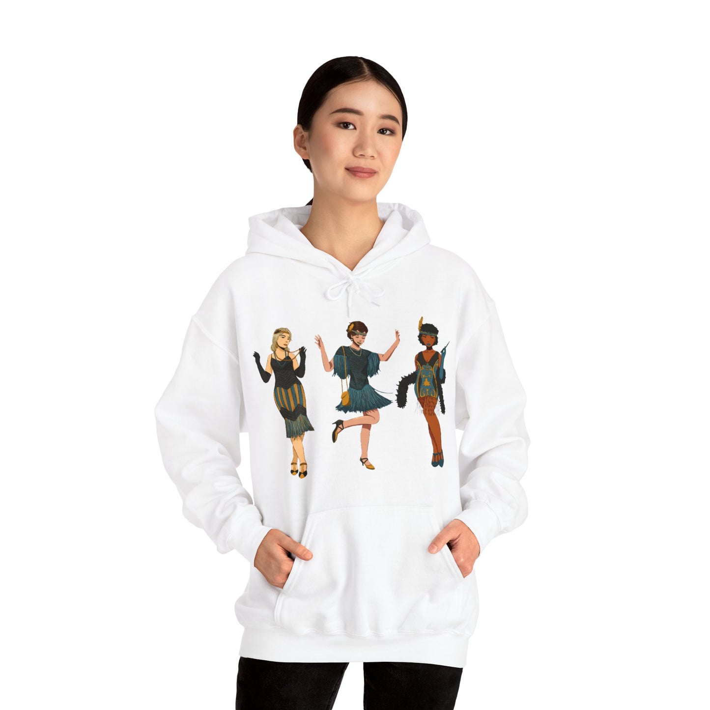 Flappers- Unisex Heavy Blend™ Hooded Sweatshirt
