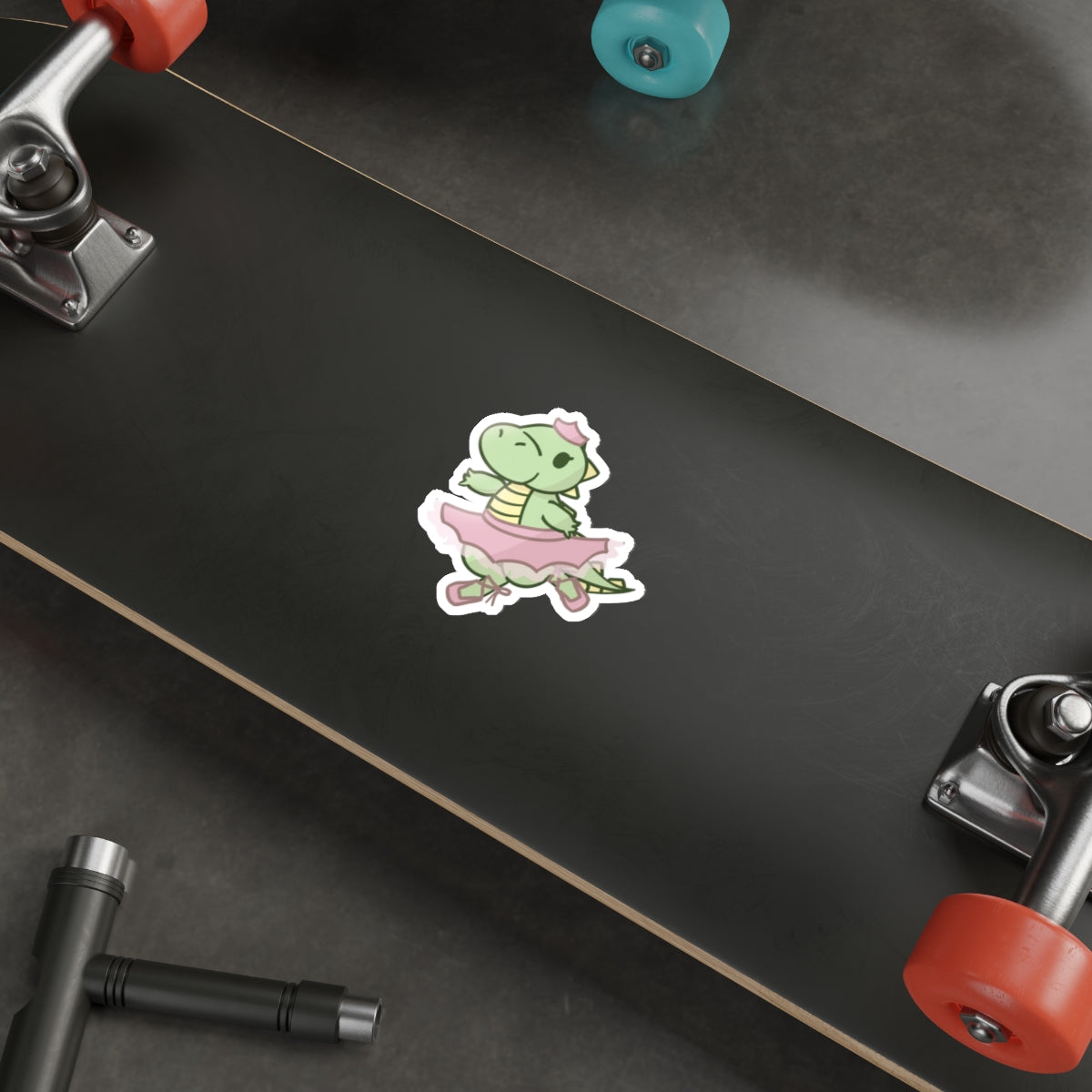 Dino Princess Die-Cut Sticker