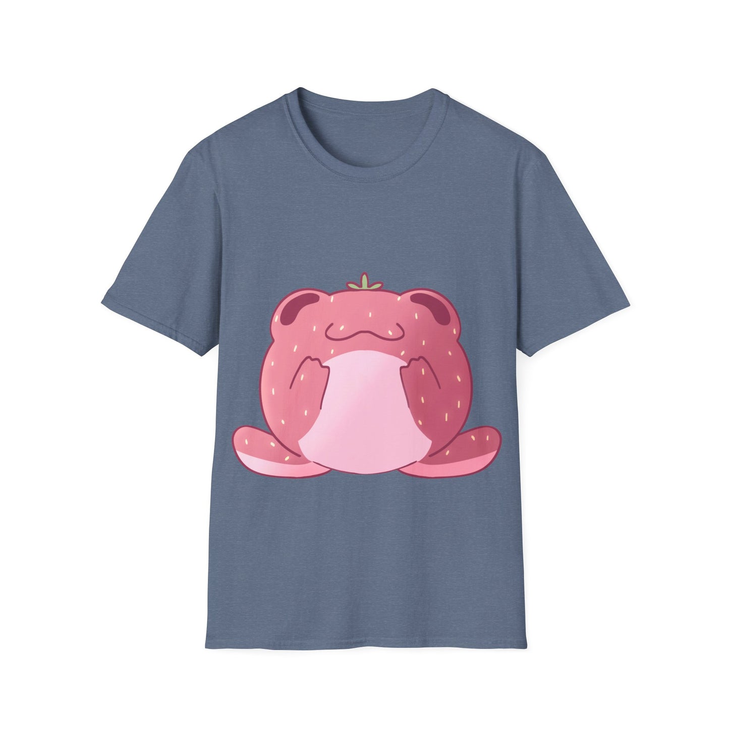 Strawberry Frog-Unisex Softstyle T-Shirt
