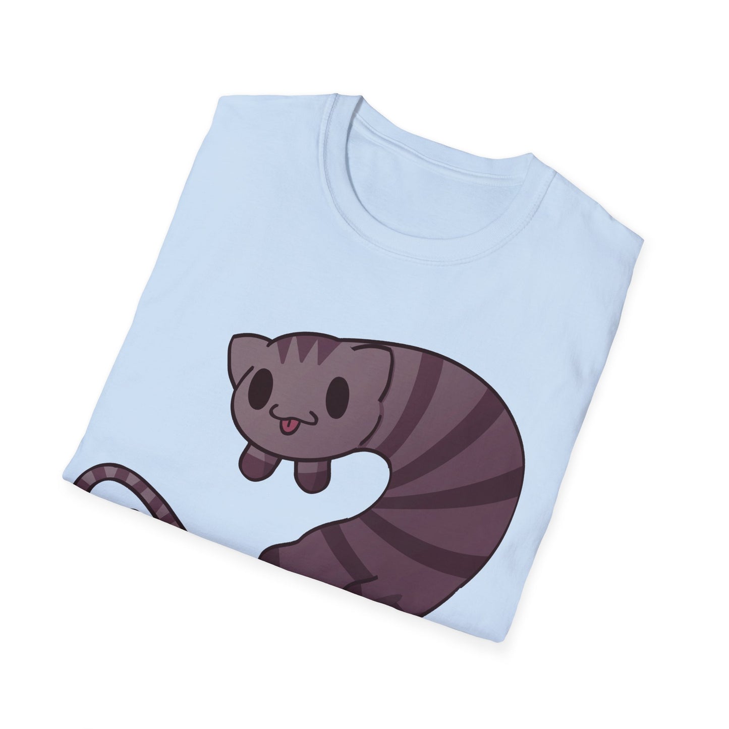 Long cat- Unisex Softstyle T-Shirt