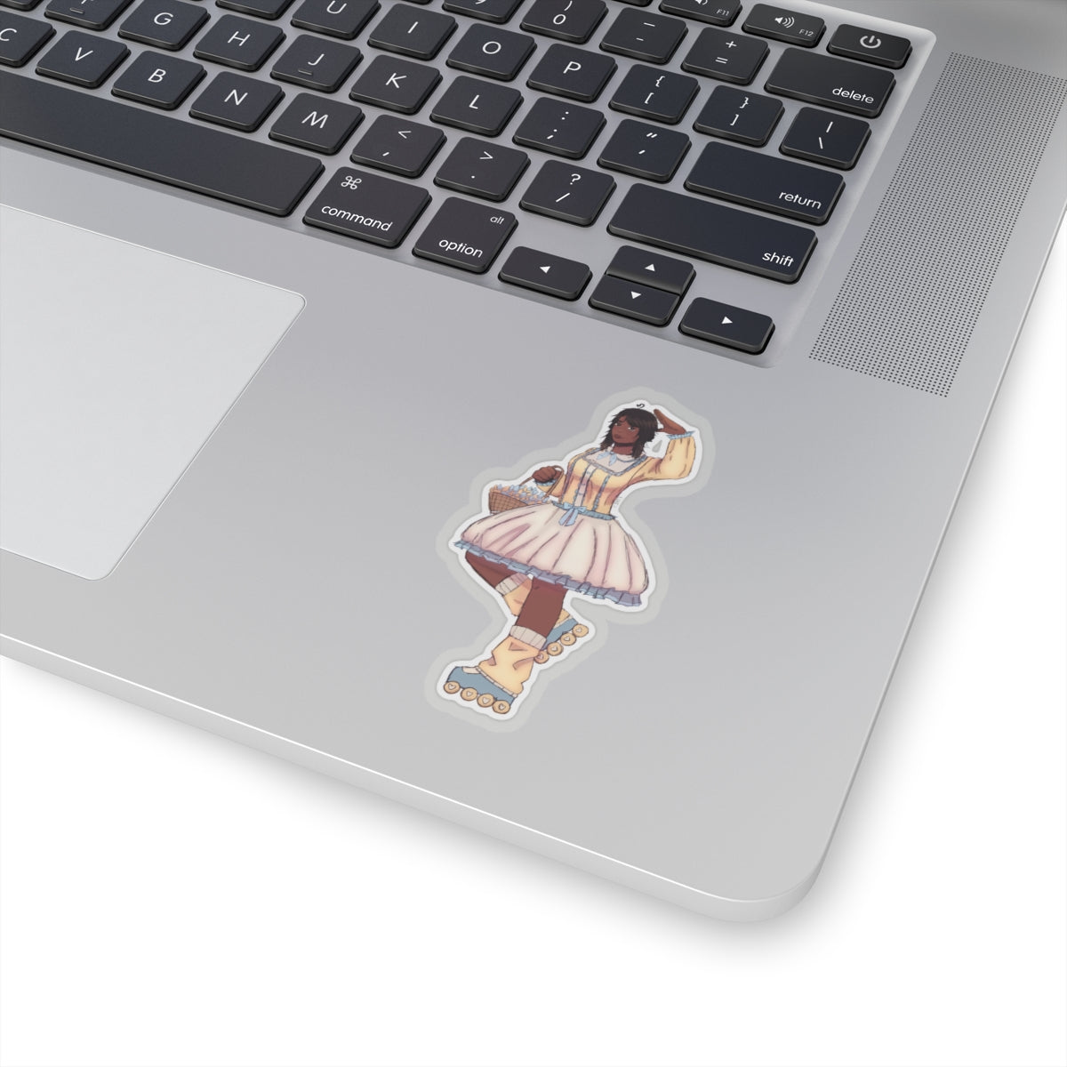Cottagecore Roller skater Kiss-Cut Stickers