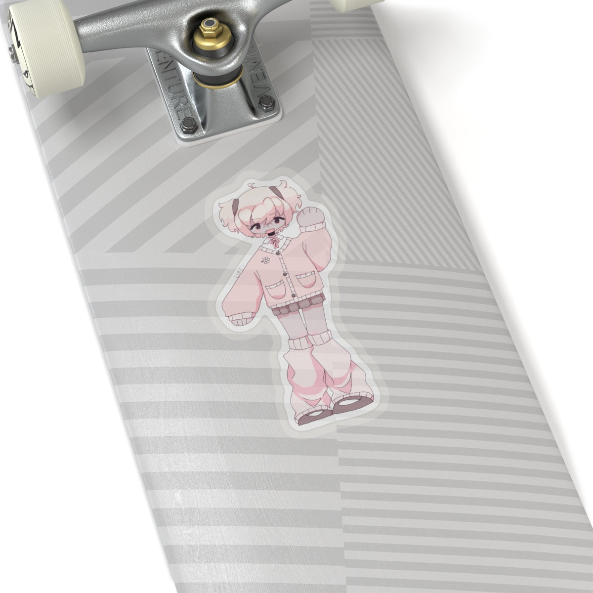 Peach girl Kiss-Cut Sticker