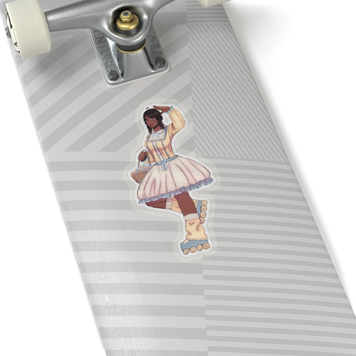 Cottagecore Roller skater Kiss-Cut Stickers