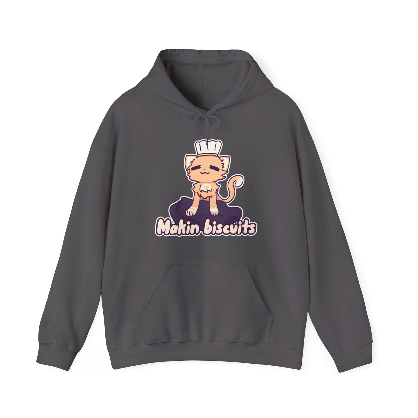 Makin' Biscuits- Orange- Unisex Heavy Blend™ Hooded Sweatshirt