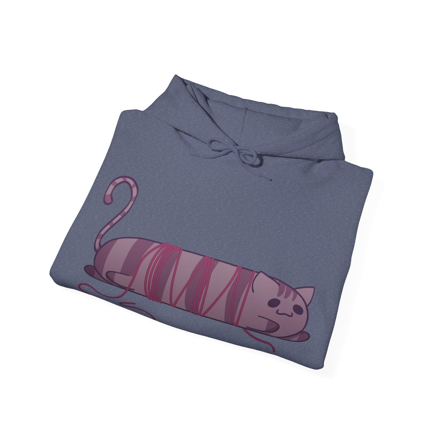 Longcat with string. Unisex Heavy Blend™ Hooded Sweatshirt