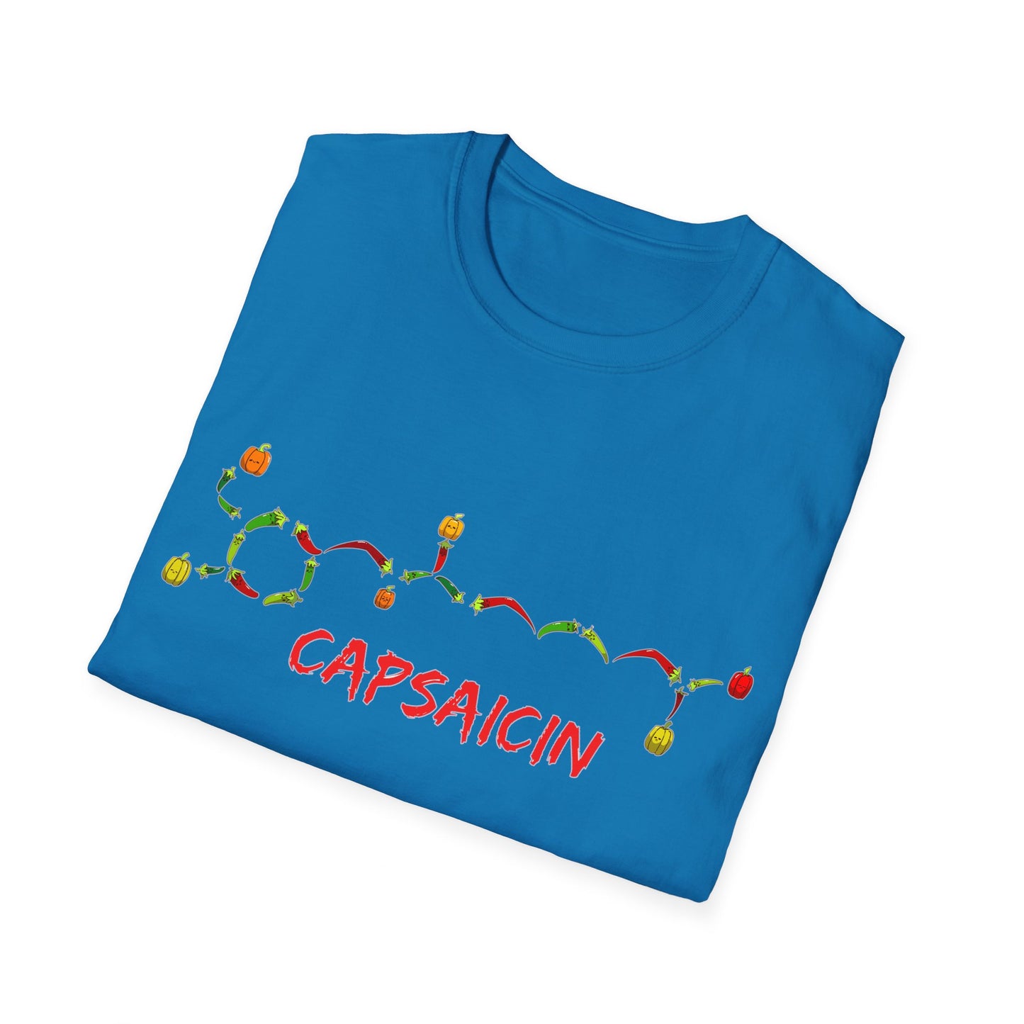 Capsaicin Chillies- Unisex Softstyle T-Shirt