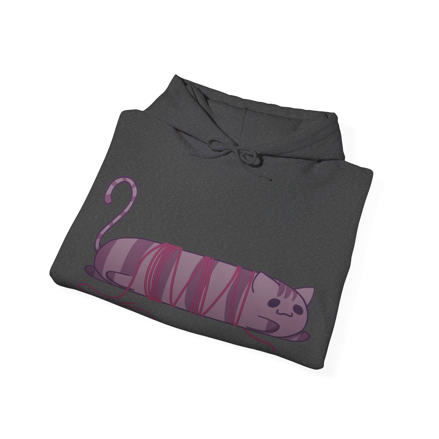 Longcat with string. Unisex Heavy Blend™ Hooded Sweatshirt