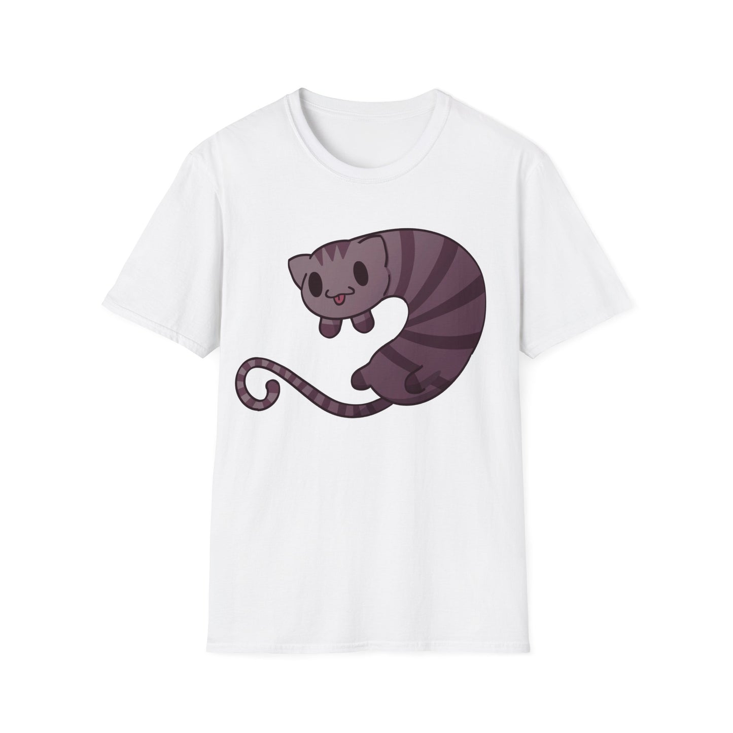 Long cat- Unisex Softstyle T-Shirt