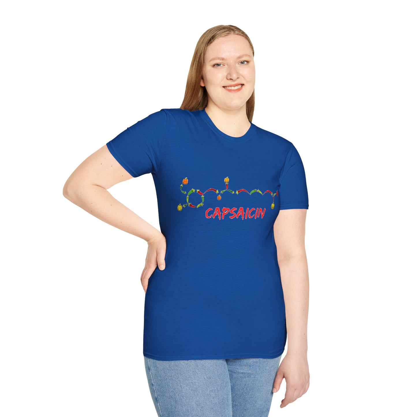 Capsaicin Chillies- Unisex Softstyle T-Shirt