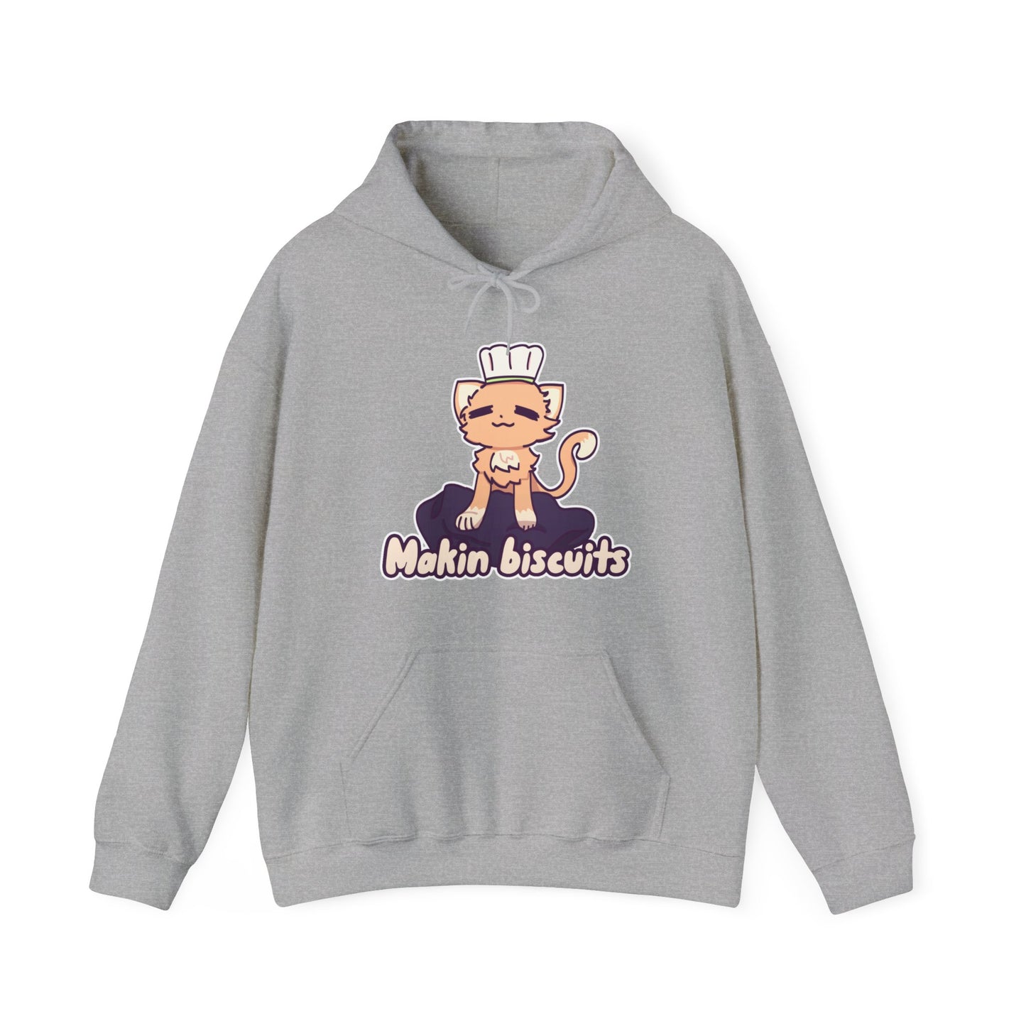 Makin' Biscuits- Orange- Unisex Heavy Blend™ Hooded Sweatshirt