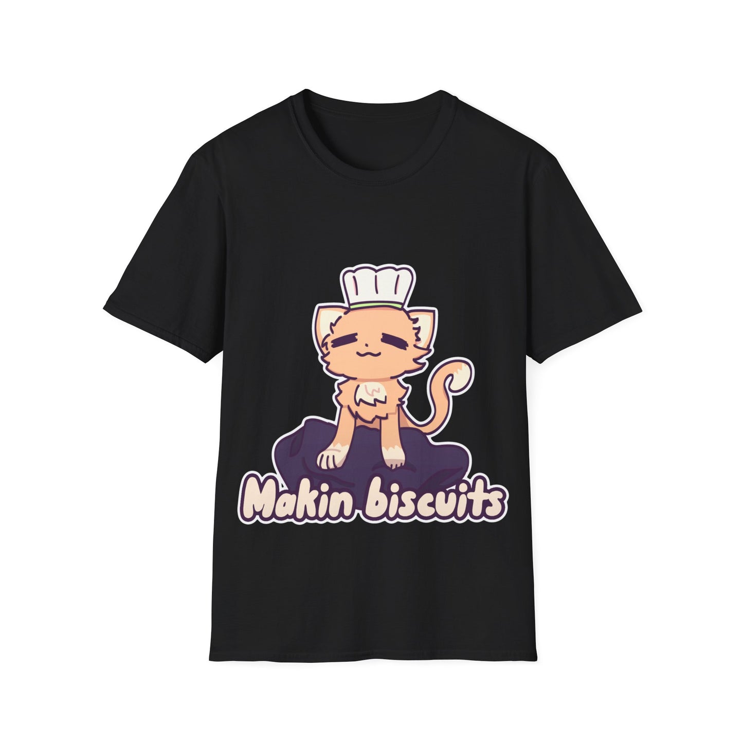 Makin' Biscuits- Orange. Unisex Softstyle T-Shirt