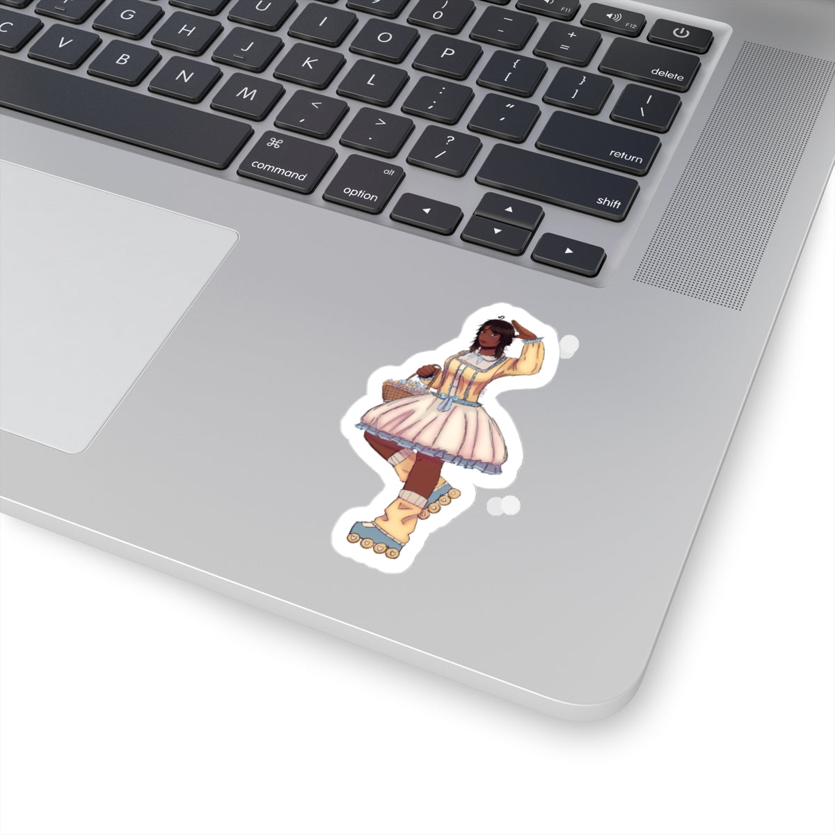 Cottagecore Roller skater Kiss-Cut Stickers