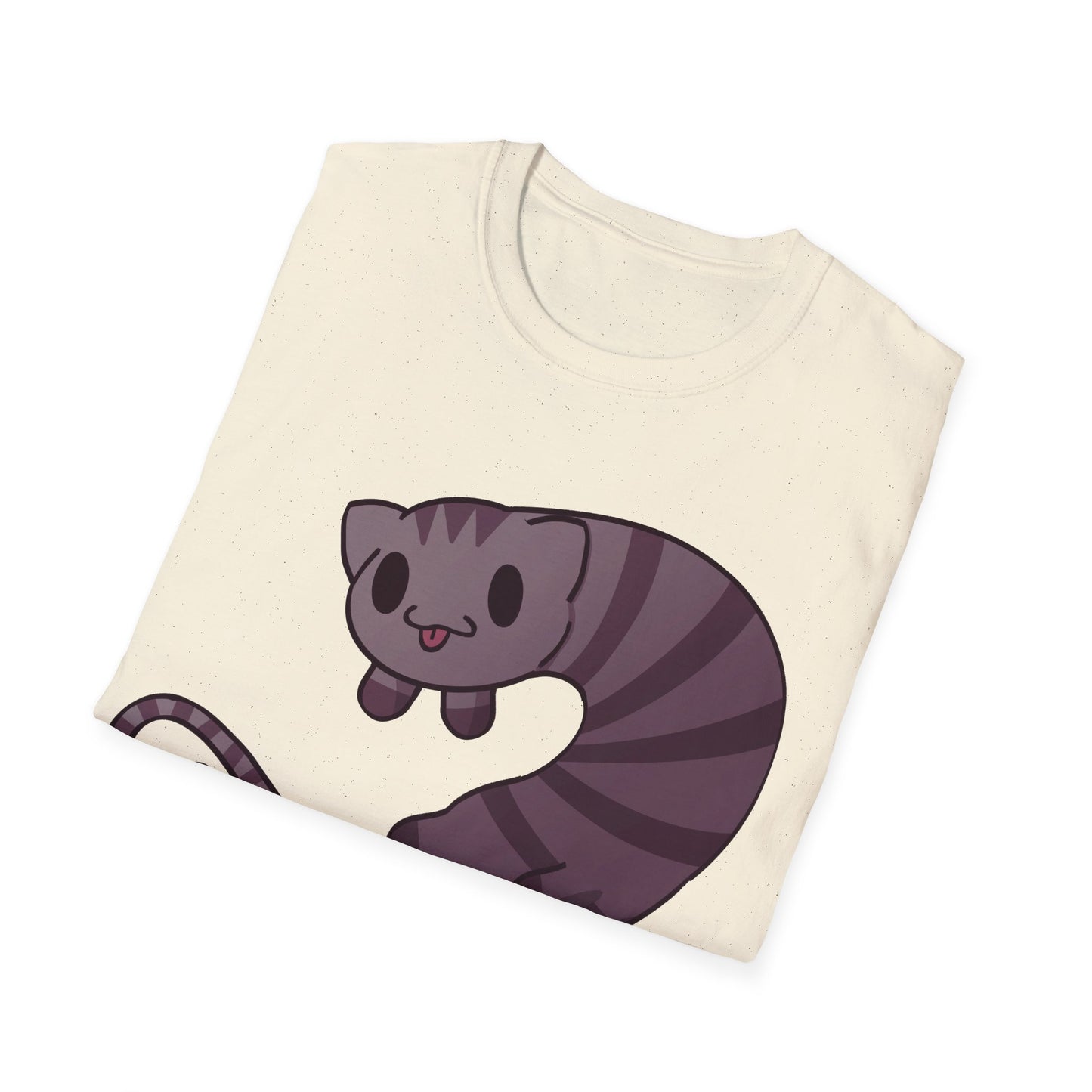 Long cat- Unisex Softstyle T-Shirt