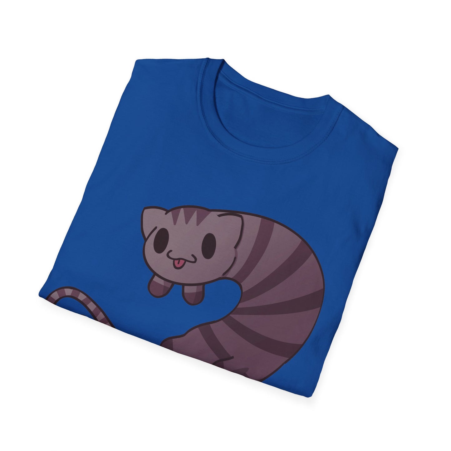 Long cat- Unisex Softstyle T-Shirt