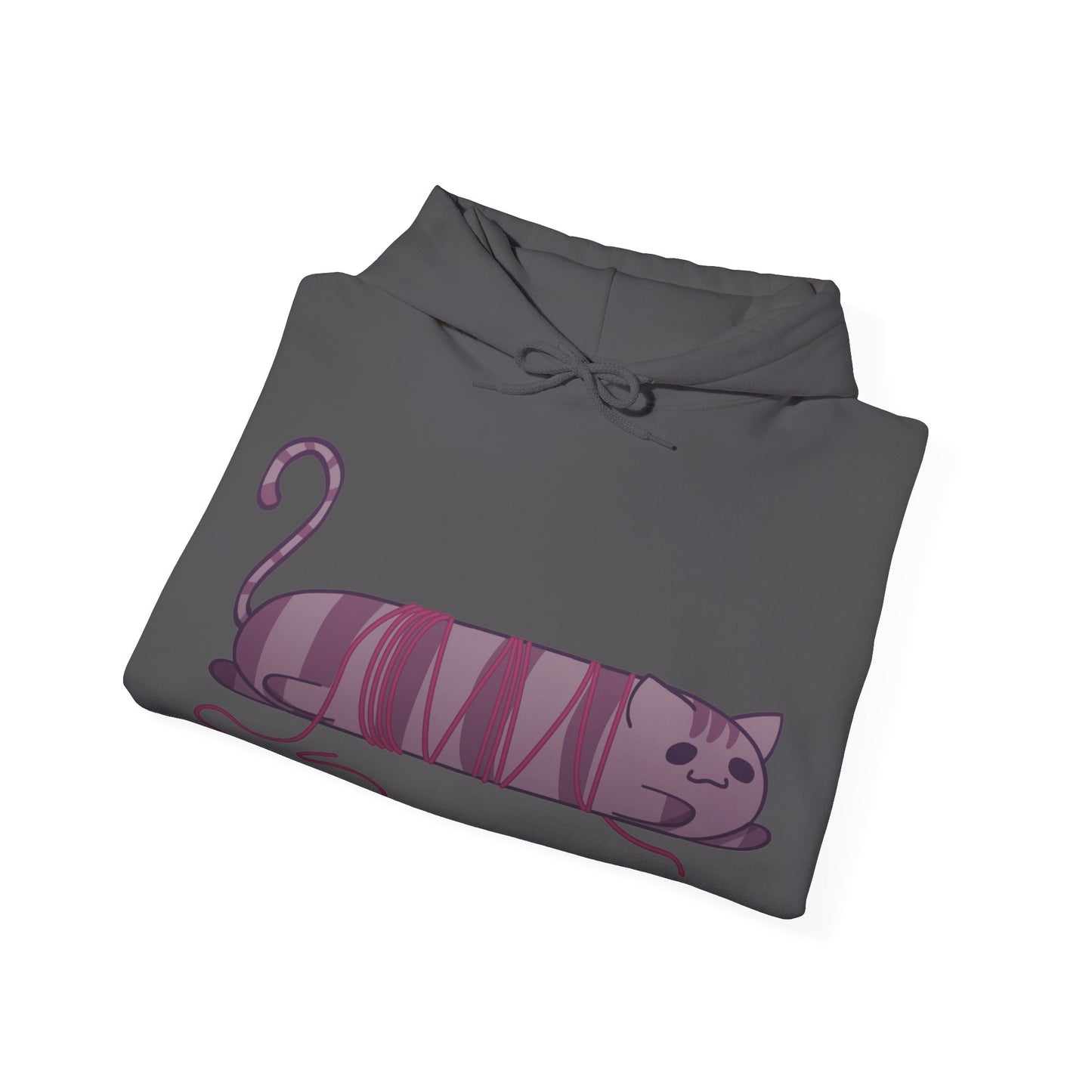 Longcat with string. Unisex Heavy Blend™ Hooded Sweatshirt