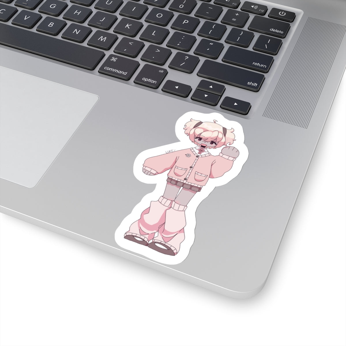 Peach girl Kiss-Cut Sticker