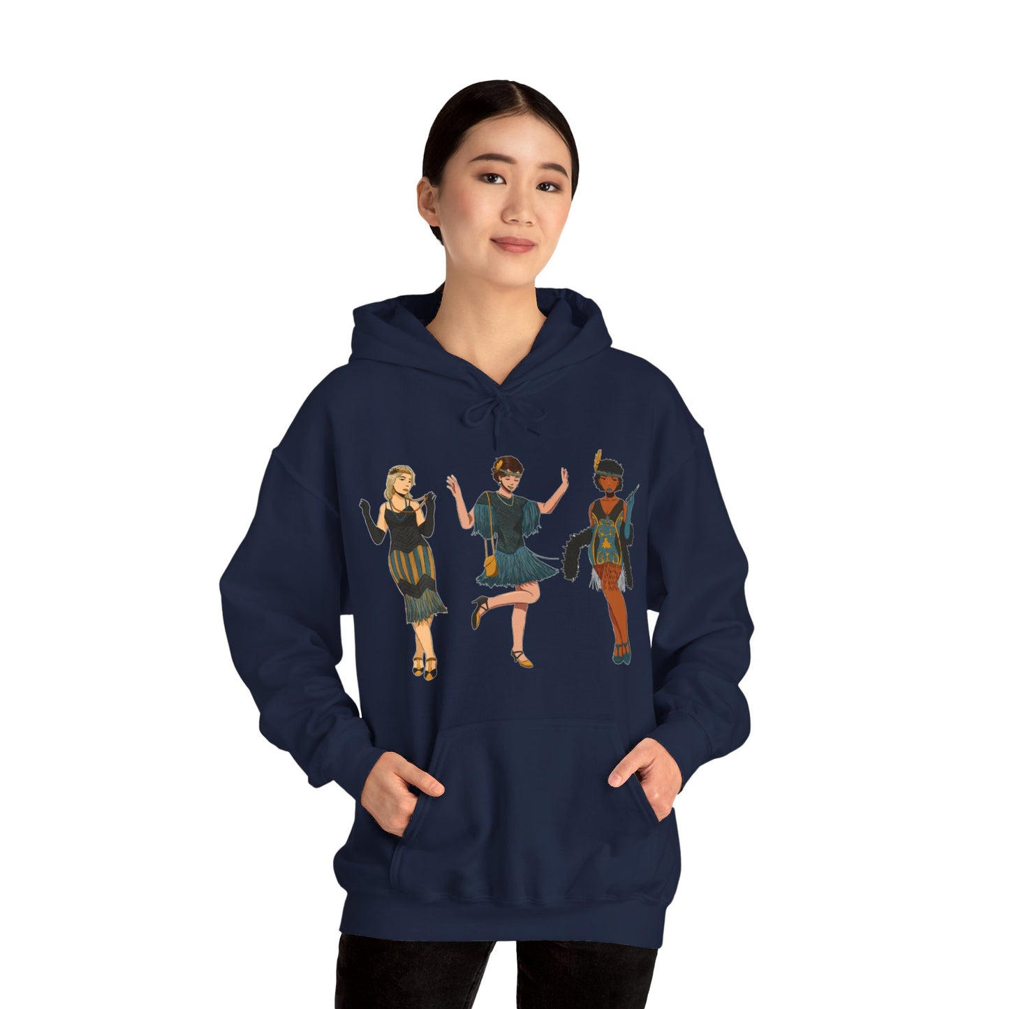 Flappers- Unisex Heavy Blend™ Hooded Sweatshirt