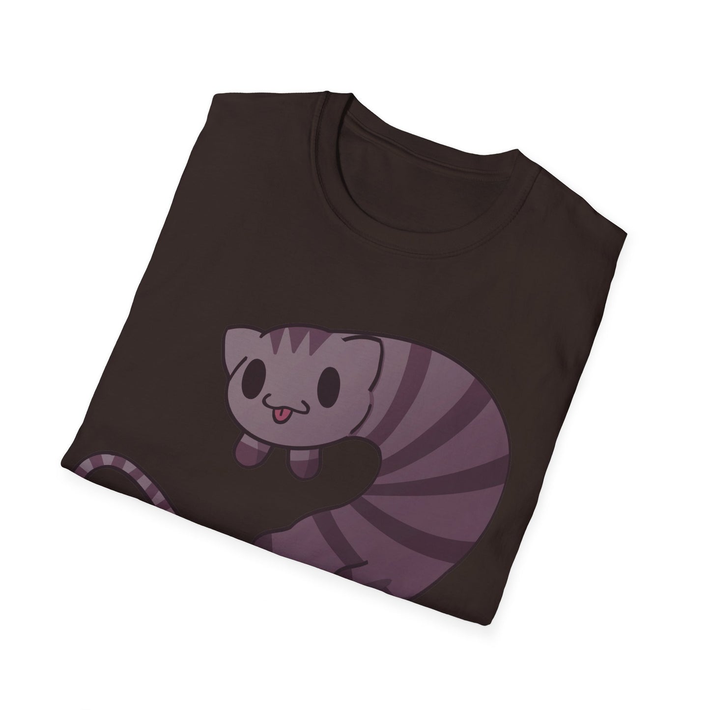 Long cat- Unisex Softstyle T-Shirt