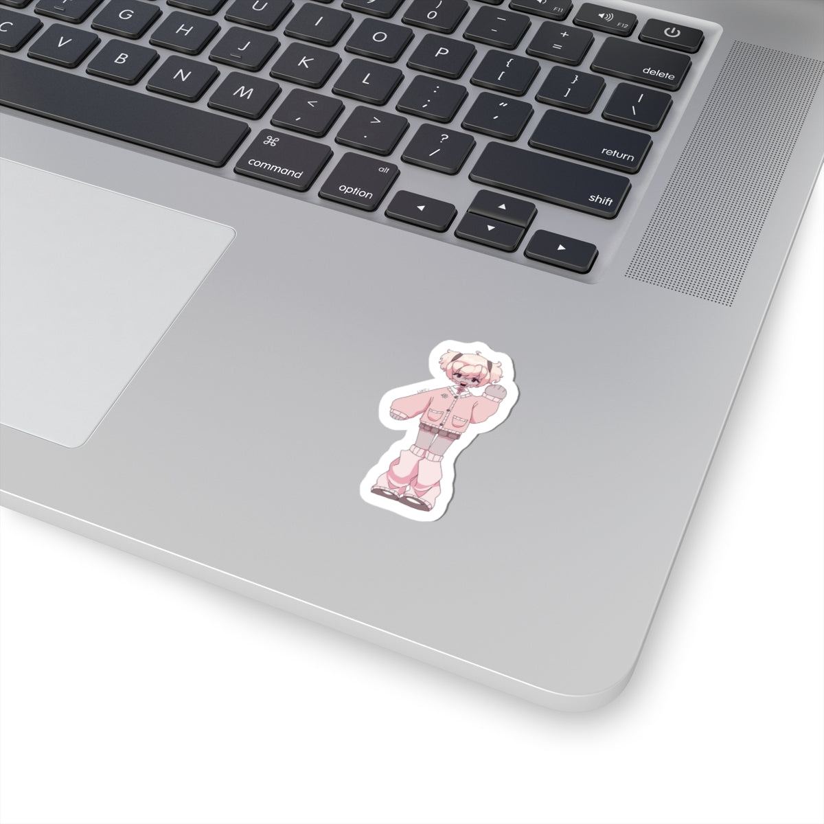 Peach girl Kiss-Cut Sticker