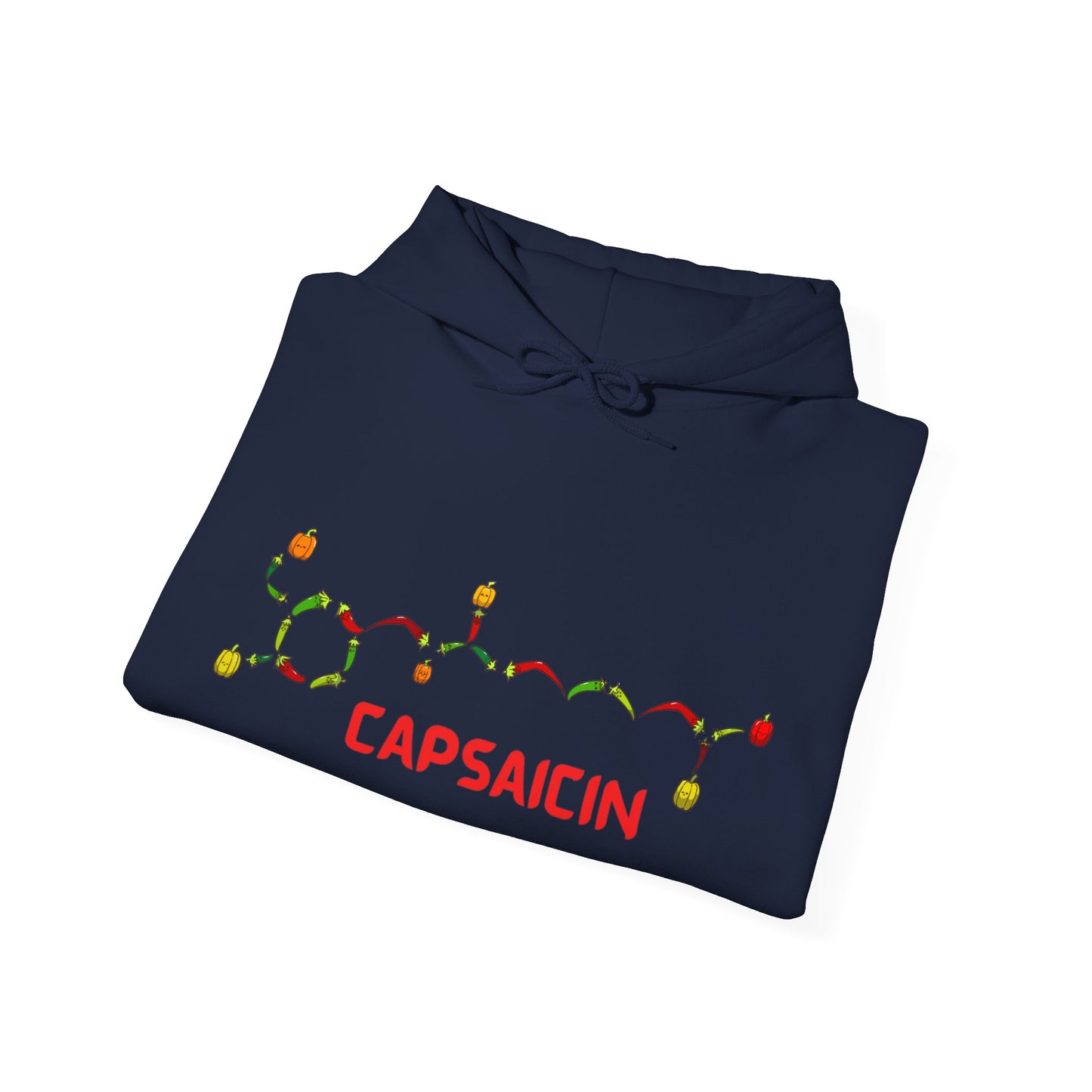 Capsaicin Chillies. Unisex Heavy Blend™ Hooded Sweatshirt