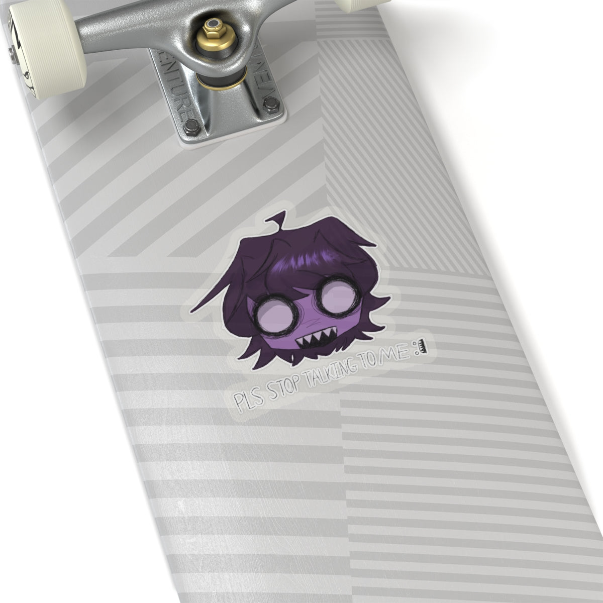 Crazy Head- Kiss Cut Sticker