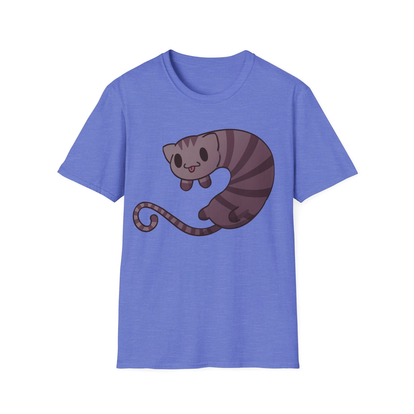 Long cat- Unisex Softstyle T-Shirt
