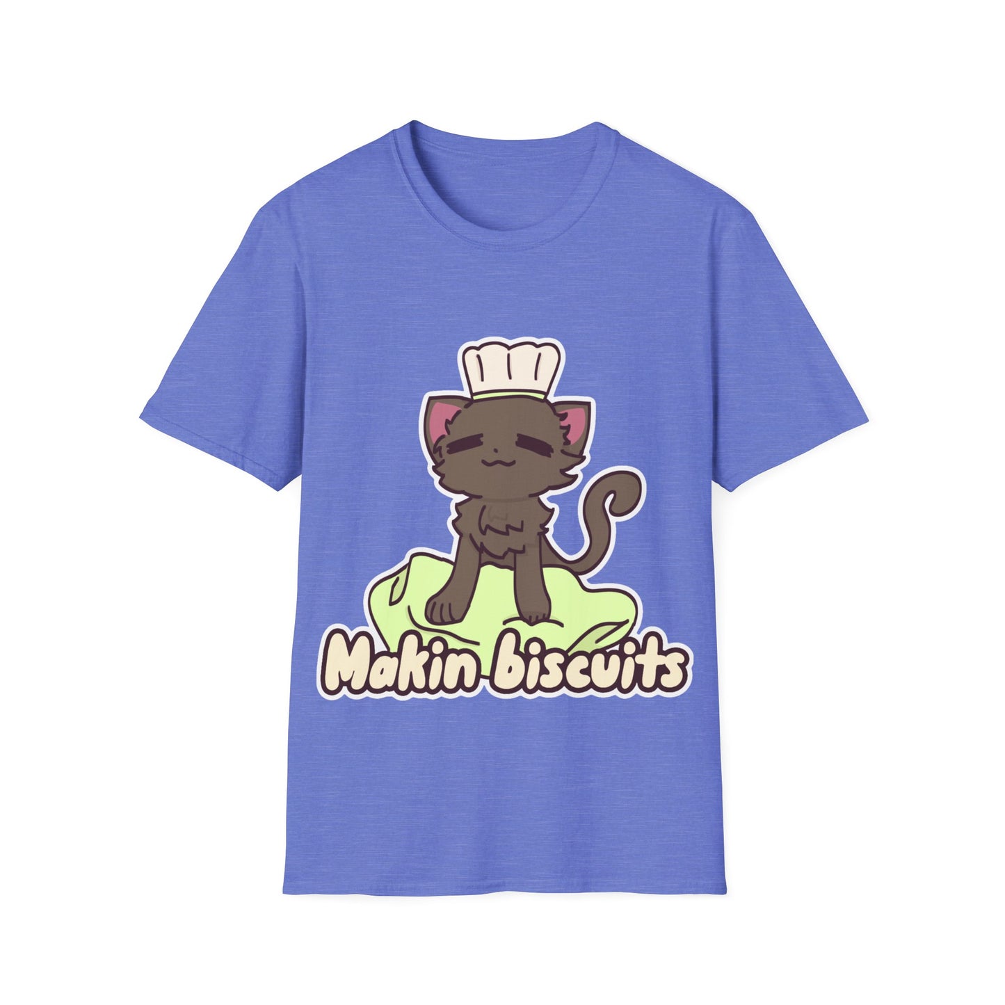 Makin' Bisbuits-Grey. Unisex Softstyle T-Shirt