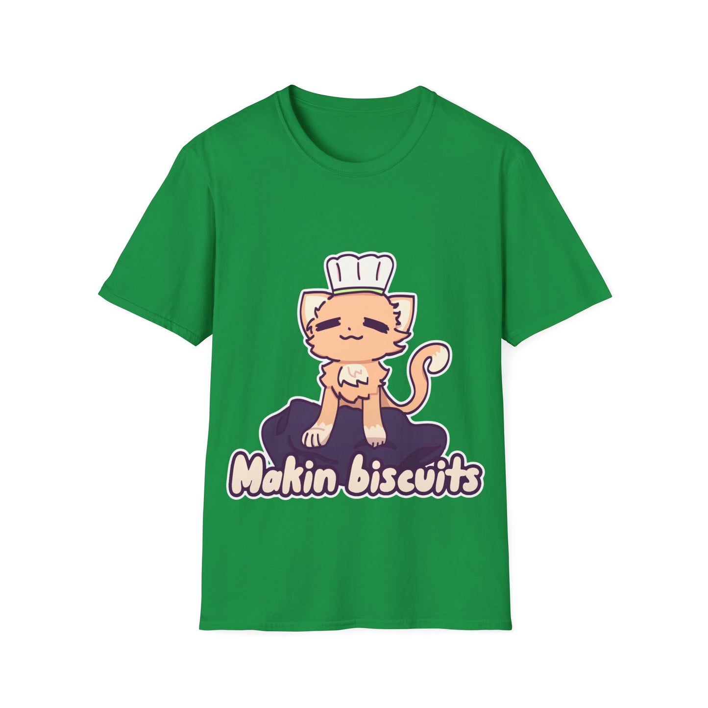 Makin' Biscuits- Orange. Unisex Softstyle T-Shirt