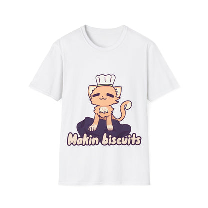 Makin' Biscuits- Orange. Unisex Softstyle T-Shirt