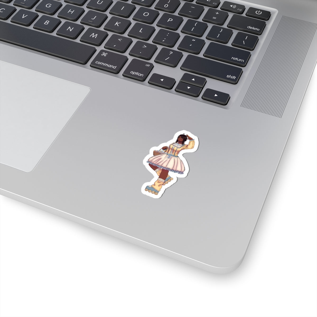 Cottagecore Roller skater Kiss-Cut Stickers