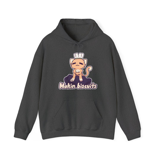 Makin' Biscuits- Orange- Unisex Heavy Blend™ Hooded Sweatshirt