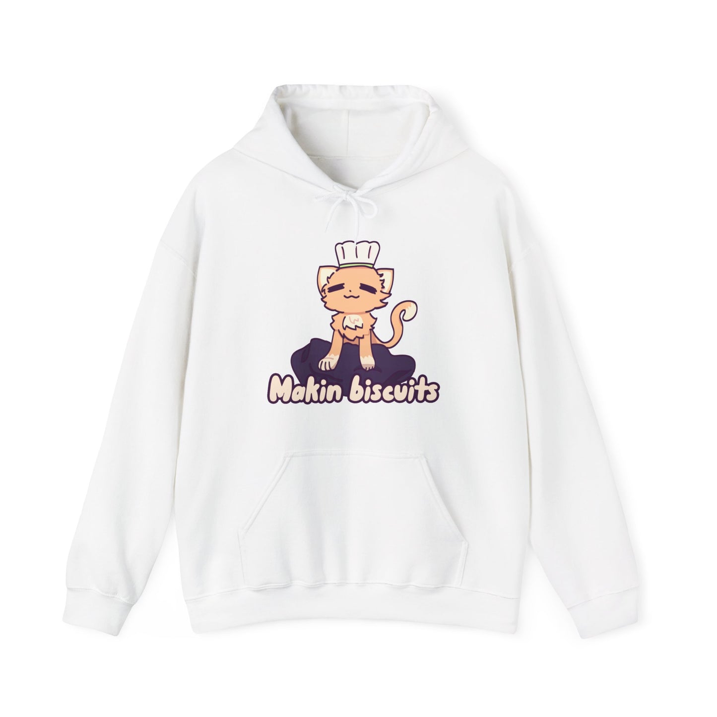 Makin' Biscuits- Orange- Unisex Heavy Blend™ Hooded Sweatshirt