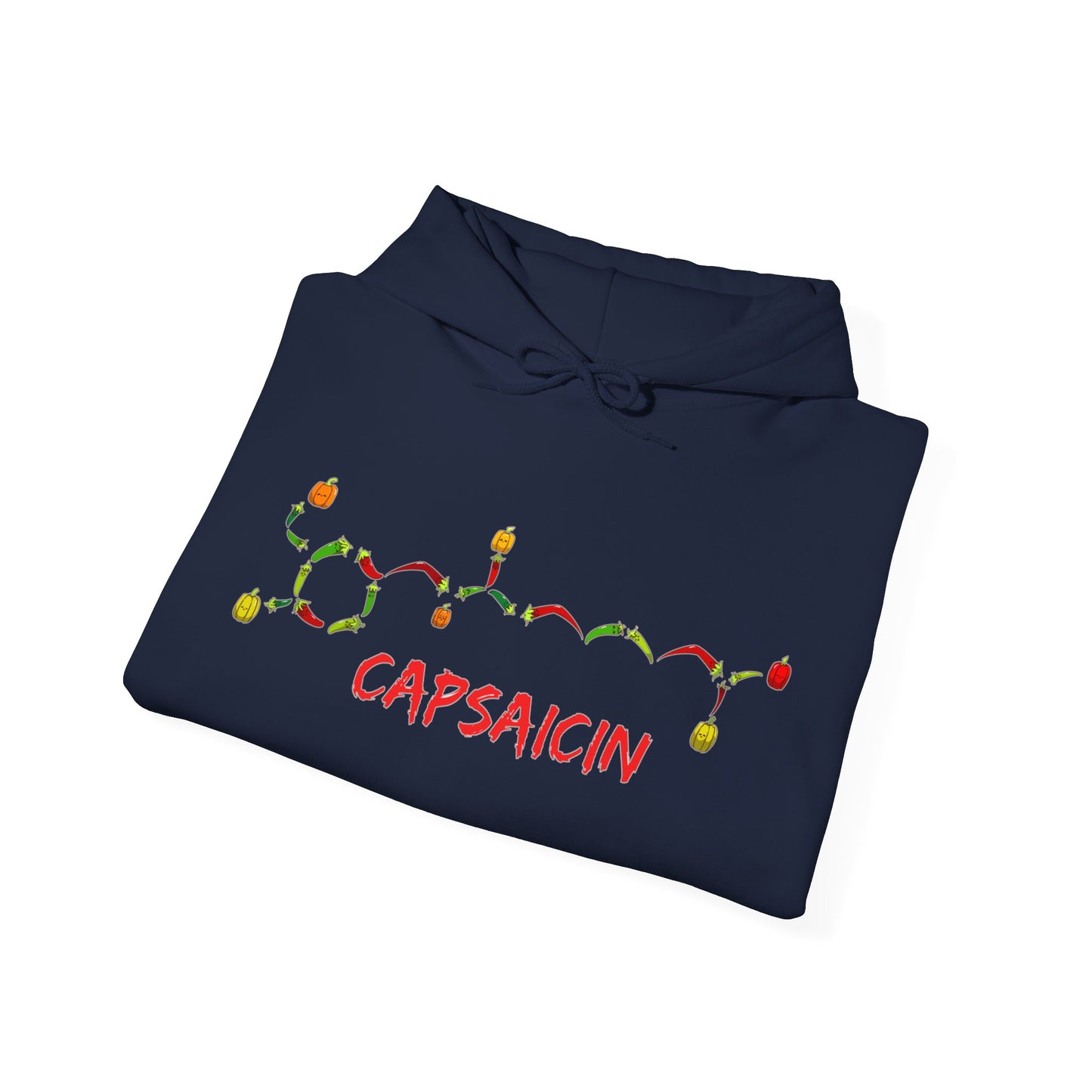 Capsaicin Chillies- Unisex Heavy Blend™ Hooded Sweatshirt