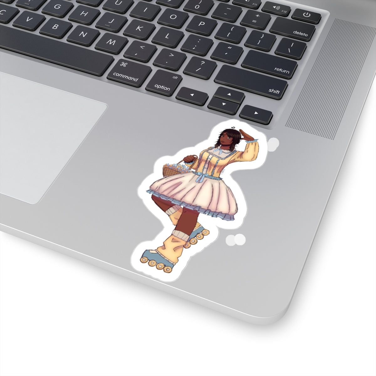 Cottagecore Roller skater Kiss-Cut Stickers