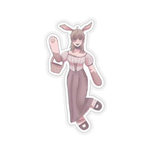 Bunny girl Kiss-Cut Stickers