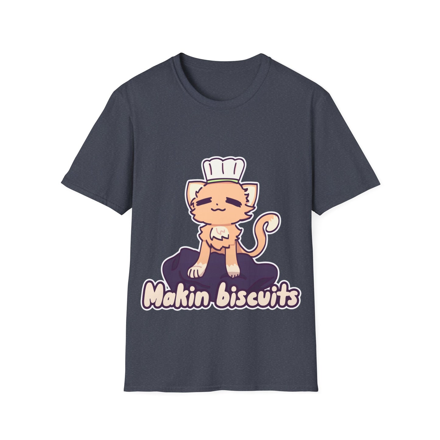 Makin' Biscuits- Orange. Unisex Softstyle T-Shirt
