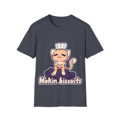 Makin' Biscuits- Orange. Unisex Softstyle T-Shirt