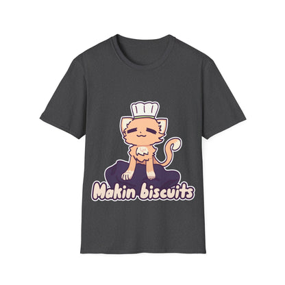 Makin' Biscuits- Orange. Unisex Softstyle T-Shirt