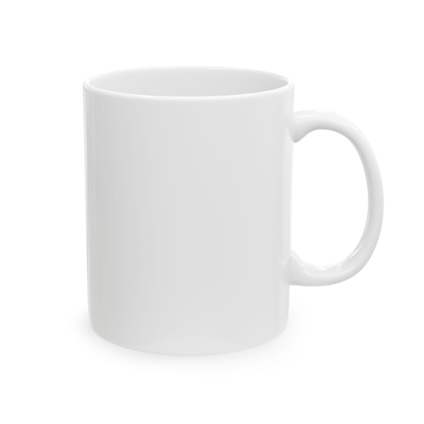 Happy Pug Ceramic Mug, (11oz, 15oz)