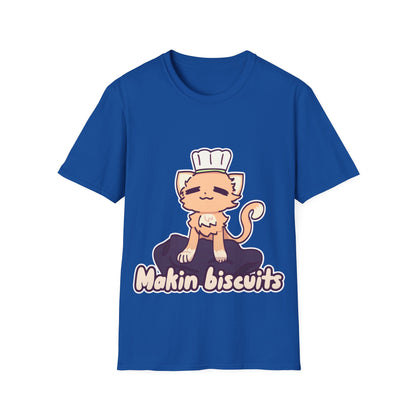 Makin' Biscuits- Orange. Unisex Softstyle T-Shirt