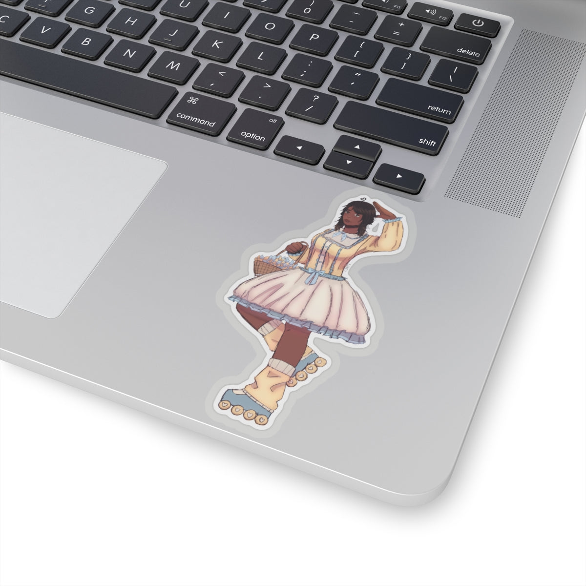 Cottagecore Roller skater Kiss-Cut Stickers