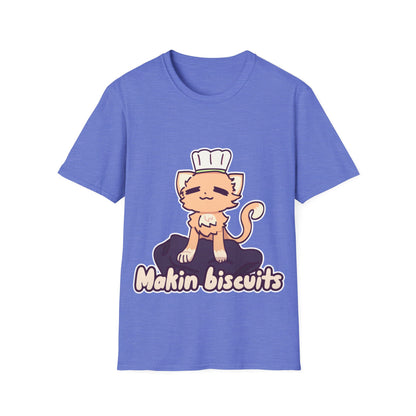 Makin' Biscuits- Orange. Unisex Softstyle T-Shirt