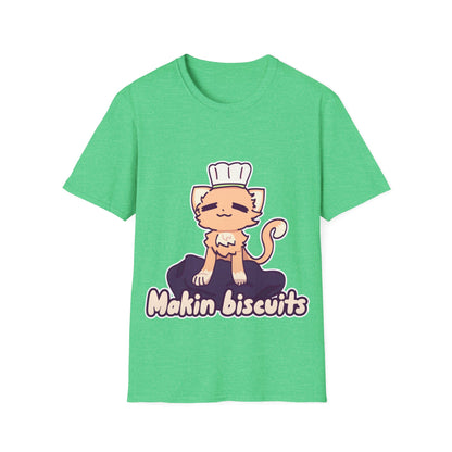 Makin' Biscuits- Orange. Unisex Softstyle T-Shirt